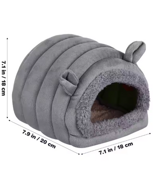Warm Huisdierbed – Fleece Nest Hut voor Kleine Dieren