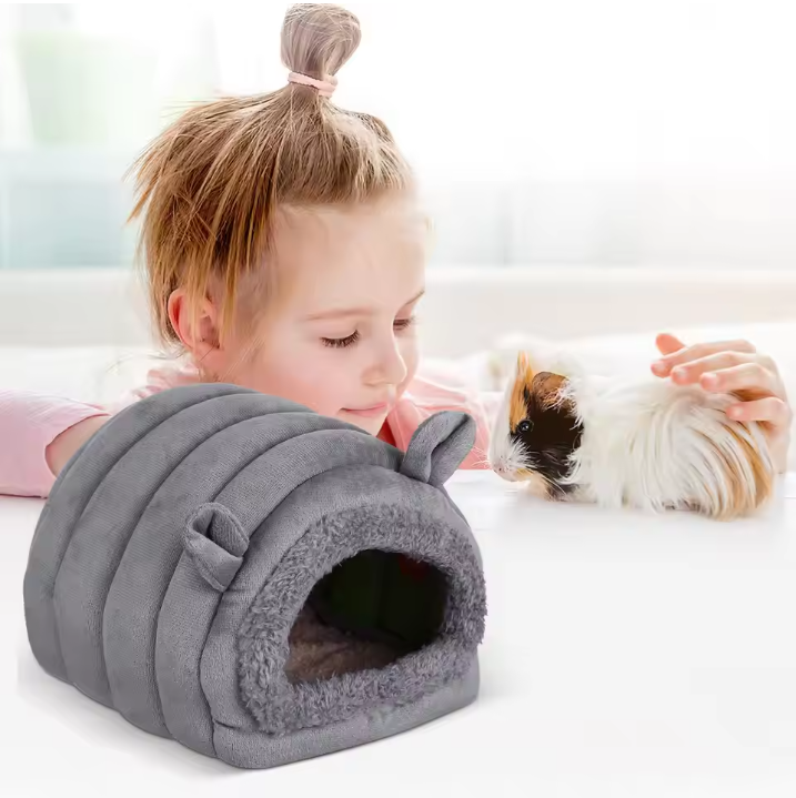 Warm Huisdierbed – Fleece Nest Hut voor Kleine Dieren