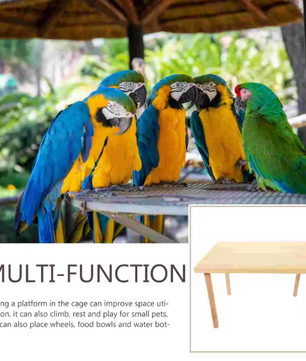 Houten Hamster Klimplatform – Speel- en Rustplek voor Kleine Dieren