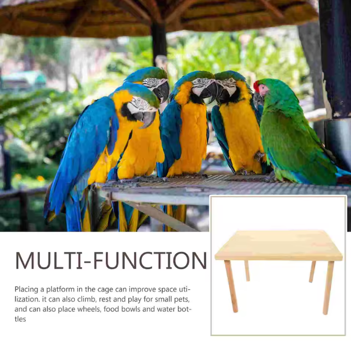 Houten Hamster Klimplatform – Speel- en Rustplek voor Kleine Dieren