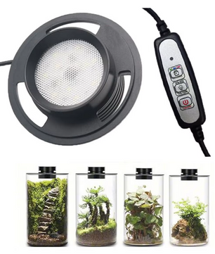 Dimbare USB Kweeklamp – LED Groeilamp met Timer voor Terrarium en Planten
