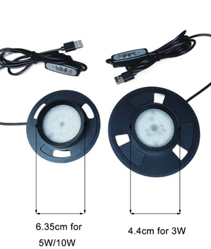 Dimbare USB Kweeklamp – LED Groeilamp met Timer voor Terrarium en Planten