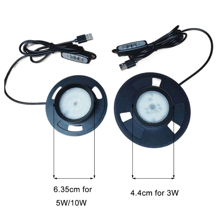 Dimbare USB Kweeklamp – LED Groeilamp met Timer voor Terrarium en Planten