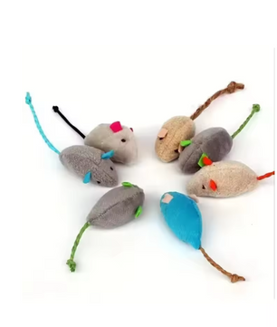 Interactief Pluche Huisdierspeelgoed – Duurzaam Linnen Speeltje voor Katten en Kleine Dieren