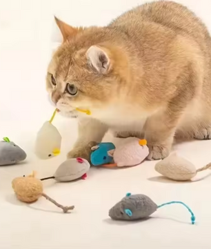 Interactief Pluche Huisdierspeelgoed – Duurzaam Linnen Speeltje voor Katten en Kleine Dieren