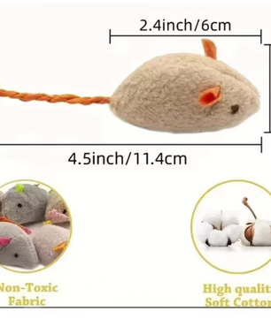 Interactief Pluche Huisdierspeelgoed – Duurzaam Linnen Speeltje voor Katten en Kleine Dieren