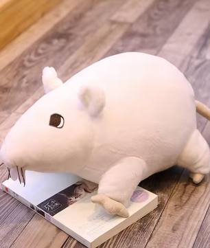 Realistische Muis Knuffel – Zacht Gevuld Pluche Dier Kussen