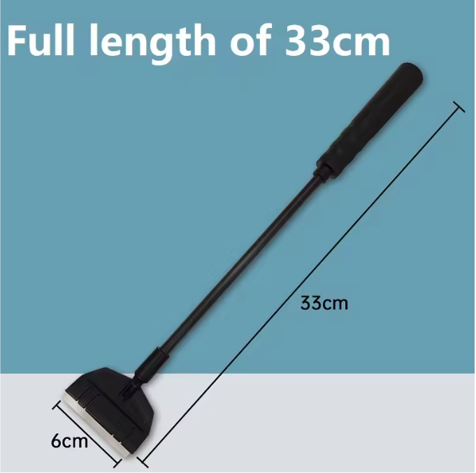 Aquarium Algen Schraper – Reinigingstool met Lange Steel voor Glas en Bodem