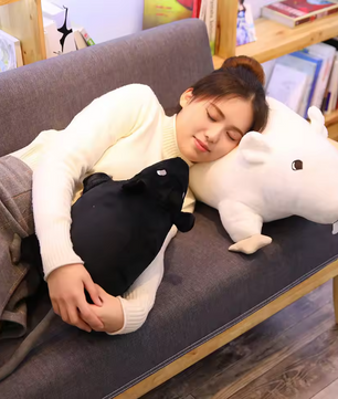 Realistische Muis Knuffel – Zacht Gevuld Pluche Dier Kussen