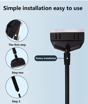 Aquarium Algen Schraper – Reinigingstool met Lange Steel voor Glas en Bodem