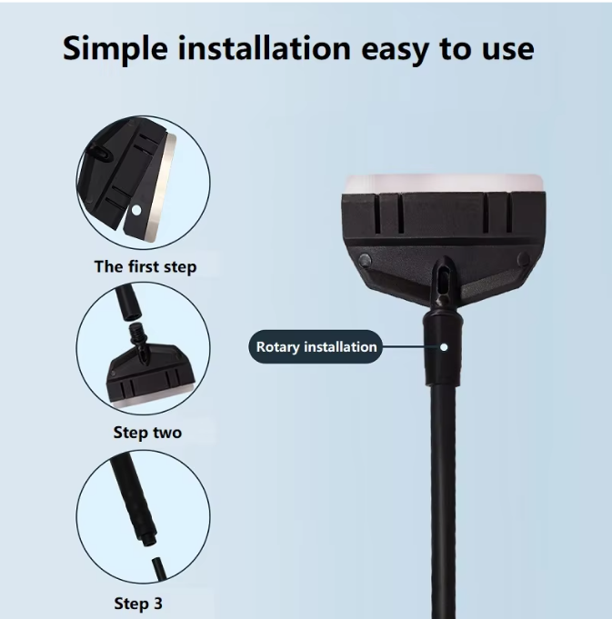 Aquarium Algen Schraper – Reinigingstool met Lange Steel voor Glas en Bodem