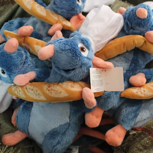 Muis Knuffel met Brood – Zacht Pluche Speelgoed voor Kinderen