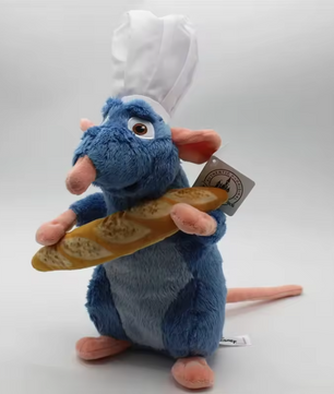 Muis Knuffel met Brood – Zacht Pluche Speelgoed voor Kinderen