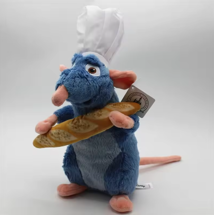 Muis Knuffel met Brood – Zacht Pluche Speelgoed voor Kinderen