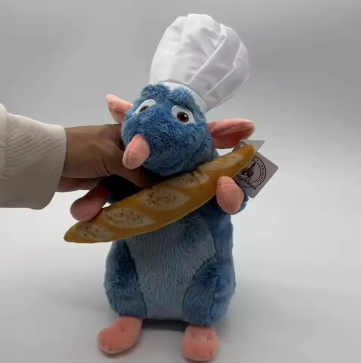 Muis Knuffel met Brood – Zacht Pluche Speelgoed voor Kinderen