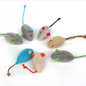 Interactief Pluche Katten Speelgoed – Linnen Rattenspeeltje Set