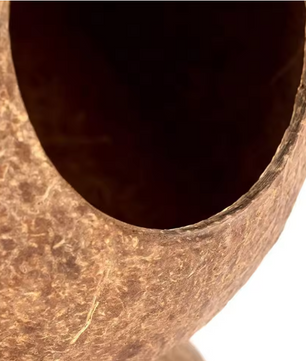 Kokosnoot Hamster Huis – Natuurlijk Nest en Schuilplaats voor Kleine Dieren