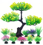 Set van 10 Aquarium Kunstplanten – Decoratieve Plastic Waterplanten voor Vissen