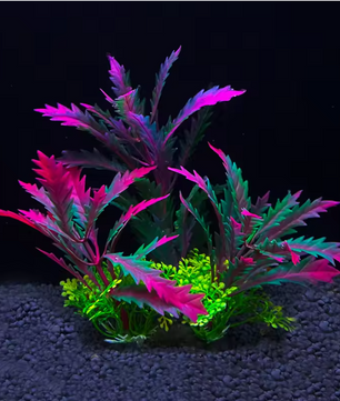Aquarium Kunstplant Decoratie – Realistische Onderwater Plant met Verzwaringsbasis voor Vissentank