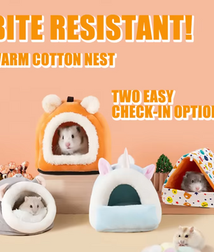 Hangend Cavia Bed – Zacht Warm Nest voor Kleine Dieren