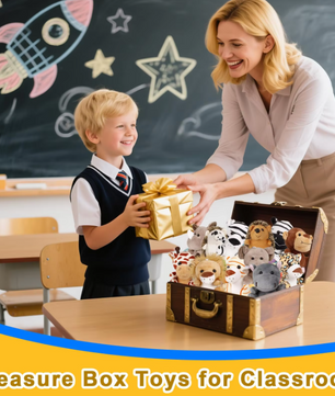 Safari Knuffels Set – Mini Jungle Dieren Knuffels voor Kinderen