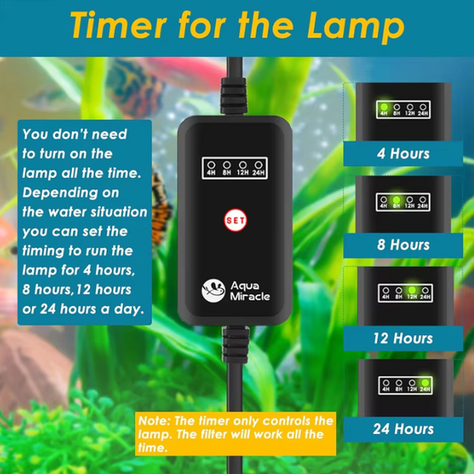 5-in-1 Aquarium Filter met UV – Sterilisatie Pomp 800L/H