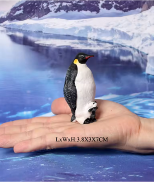 Realistische Pinguïn Figuren Set – Dierfiguren voor Educatie en Decoratie