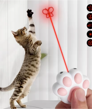 Interactieve Laser Pointer voor Kat en Hond – Oplaadbaar Speelgoed met Patronen