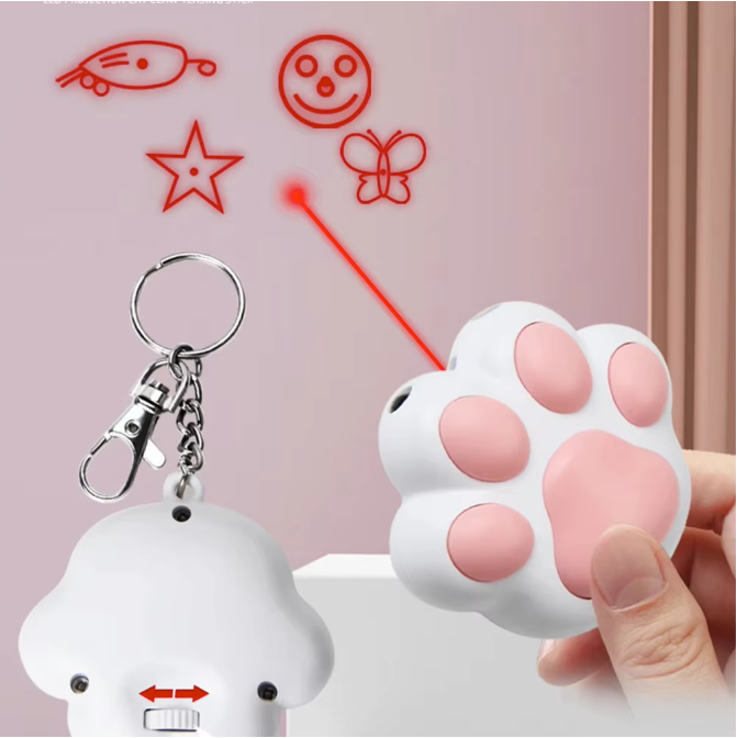 Interactieve Laser Pointer voor Kat en Hond – Oplaadbaar Speelgoed met Patronen