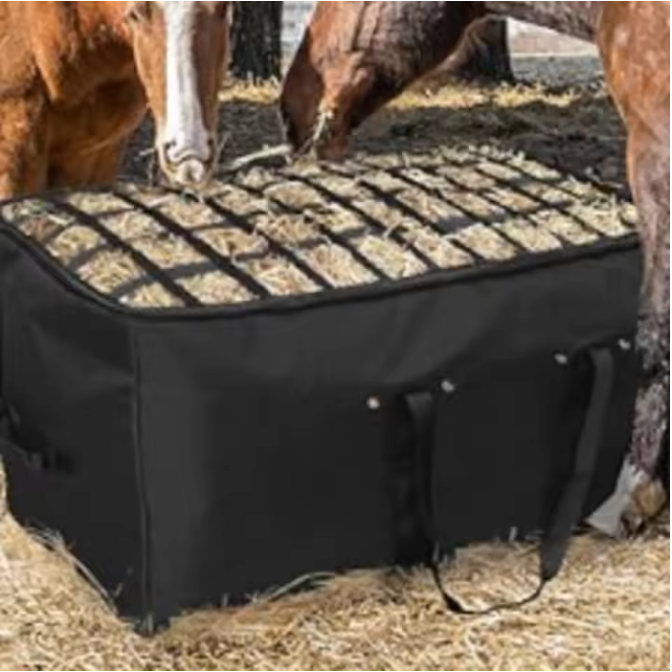 Extra Grote Hooizak met Slow Feed – Waterdichte Voerzak voor Paarden en Vee