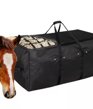 Extra Grote Hooizak met Slow Feed – Waterdichte Voerzak voor Paarden en Vee