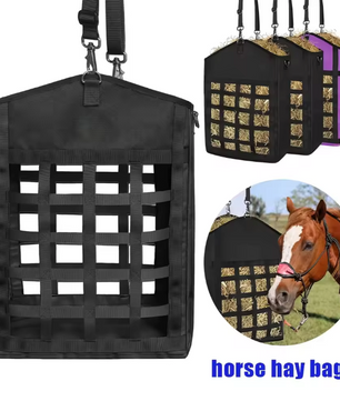 Hooizak met Slow Feed Net – Duurzame Voerzak voor Paarden en Vee