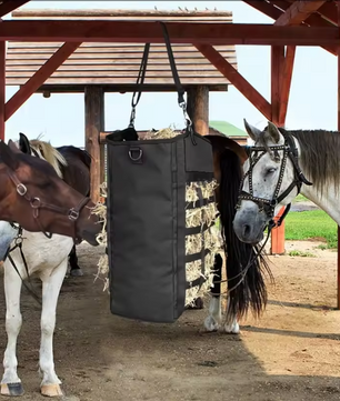 Hooizak met Slow Feed Net – Duurzame Voerzak voor Paarden en Vee