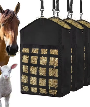 Hooizak met Slow Feed Net – Duurzame Voerzak voor Paarden en Vee