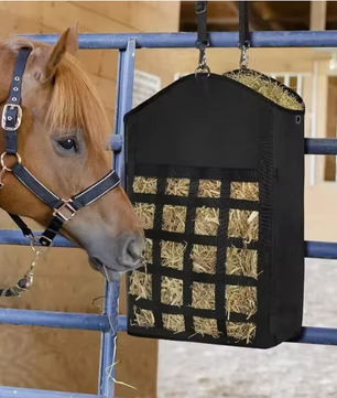 Hooizak met Slow Feed Net – Duurzame Voerzak voor Paarden en Vee
