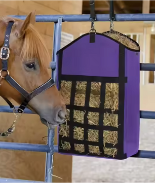 Hooizak met Slow Feed Net – Duurzame Voerzak voor Paarden en Vee