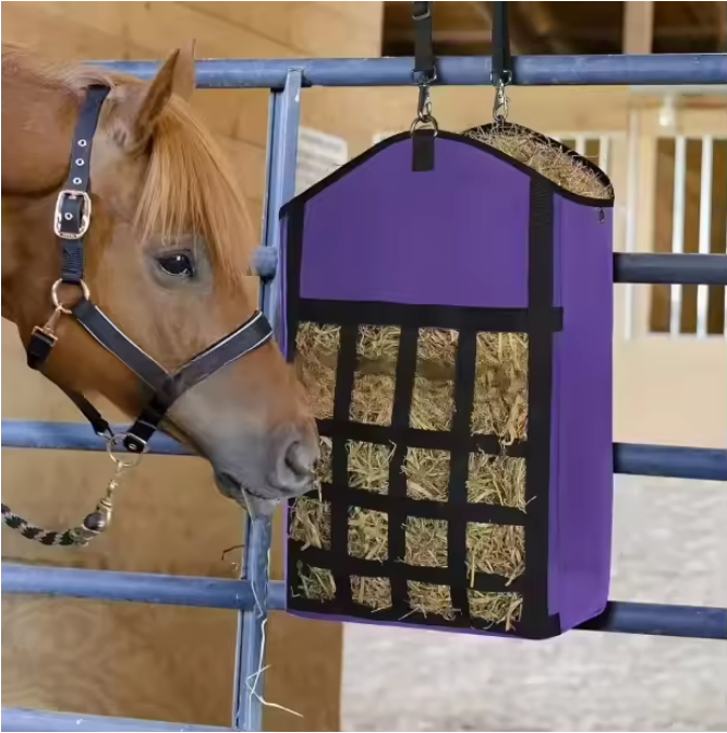 Hooizak met Slow Feed Net – Duurzame Voerzak voor Paarden en Vee