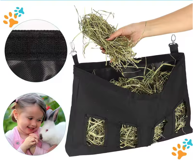 Hooizak Hangend – Voerzak voor Konijnen, Cavia’s en Kleine Huisdieren