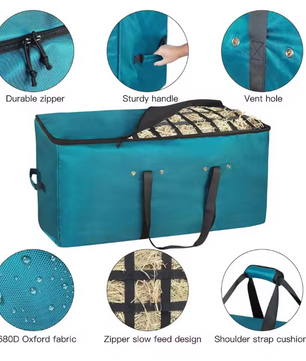 Ophangbare Hooizak voor Paarden en Vee – Grote Voerzak voor Stal en Weide