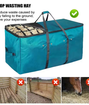 Ophangbare Hooizak voor Paarden en Vee – Grote Voerzak voor Stal en Weide