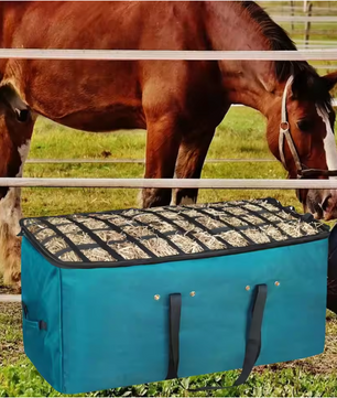 Ophangbare Hooizak voor Paarden en Vee – Grote Voerzak voor Stal en Weide