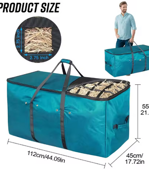 Ophangbare Hooizak voor Paarden en Vee – Grote Voerzak voor Stal en Weide