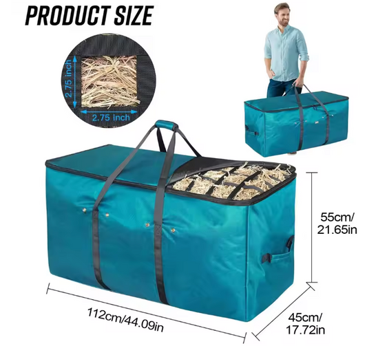 Ophangbare Hooizak voor Paarden en Vee – Grote Voerzak voor Stal en Weide