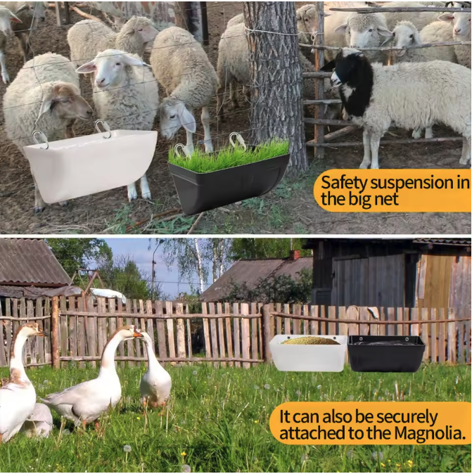 Automatische Pluimvee Voerbak – Hangende Voerdispenser met Grote Capaciteit