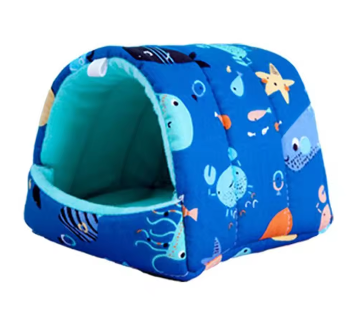 Zacht Pluche Hamster Huis – Warm Slaapnest voor Kleine Huisdieren