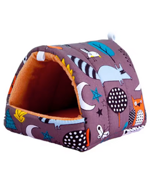 Zacht Pluche Hamster Huis – Warm Slaapnest voor Kleine Huisdieren