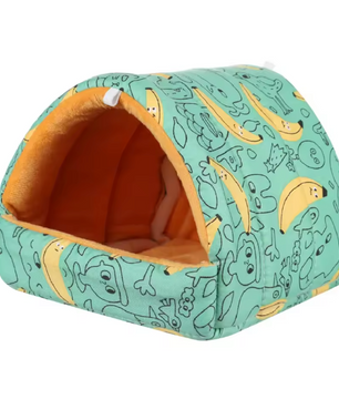 Zacht Pluche Hamster Huis – Warm Slaapnest voor Kleine Huisdieren