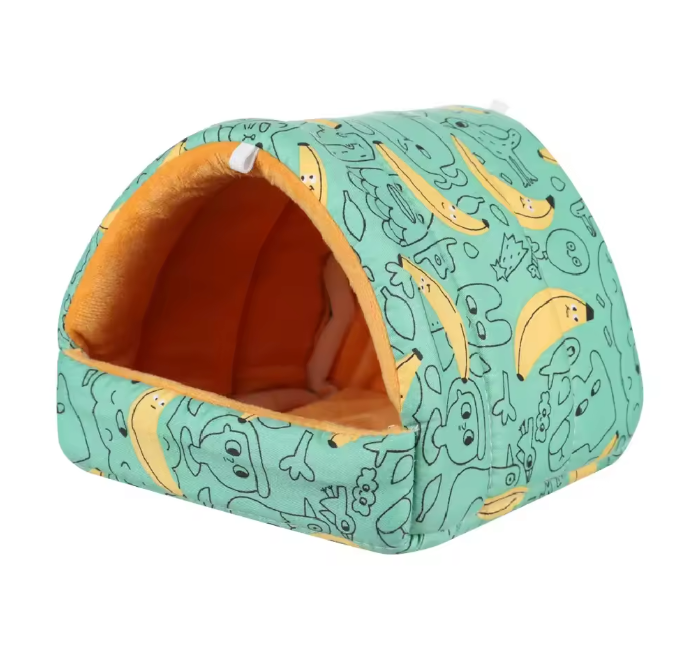 Zacht Pluche Hamster Huis – Warm Slaapnest voor Kleine Huisdieren