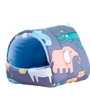 Zacht Pluche Hamster Huis – Warm Slaapnest voor Kleine Huisdieren