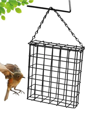 Metalen Vogelvoeder voor Vetbollen – Hangende Suet Feeder met Ketting